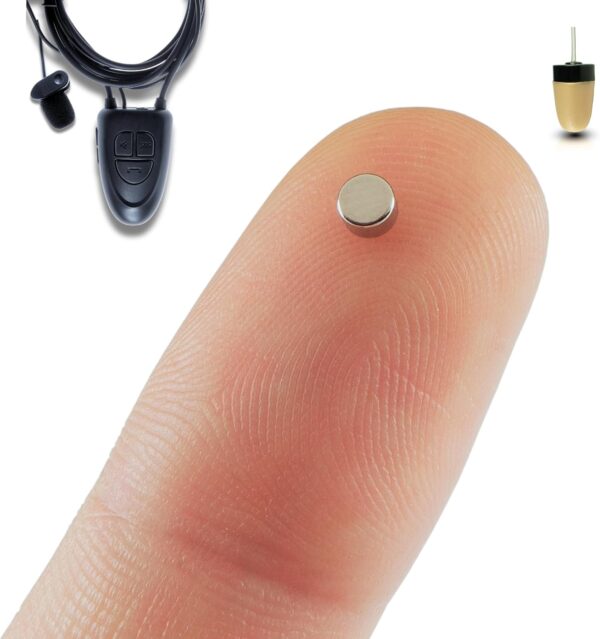 1 Mini Invisible Bluetooth Wireless Spy Earpiece Kit for Exam or Secret call