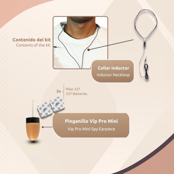 4 Mini Invisible Wireless Spy Earpiece for Exam Vip Pro Hidden for Telephone