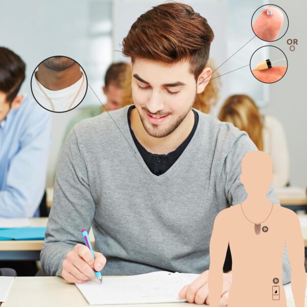 5 Mini Invisible Bluetooth Wireless Spy Earpiece Bluetooth Neckloop In-ear Nano Earpiece Kit For Secret Call
