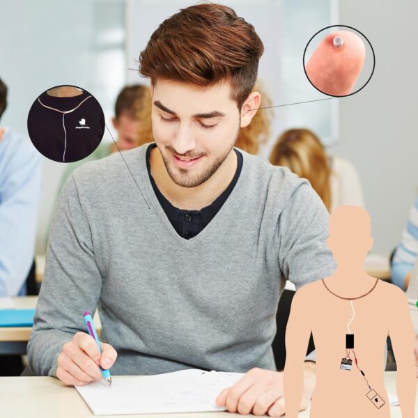 5 Mini Invisible Wireless Spy Earpiece for Exam In-ear Magnet Nano Hidden Earpiece Kit for Cellphone