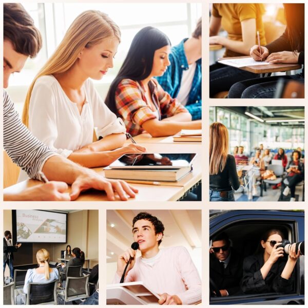 6 Mini Invisible Bluetooth Spy Earpiece for Exam Nano Hidden for Telephone with Microphone Cable